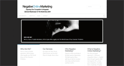 Desktop Screenshot of negativeonlinemarketing.com
